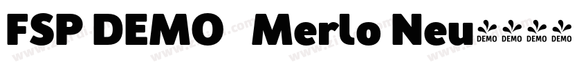FSP DEMO   Merlo Neu字体转换